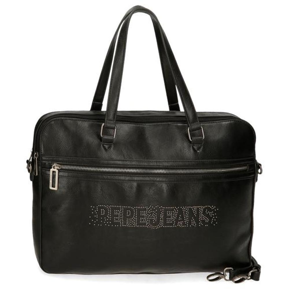 Ženska poslovna torba sa odeljkom za laptop PJL Bera black 72360