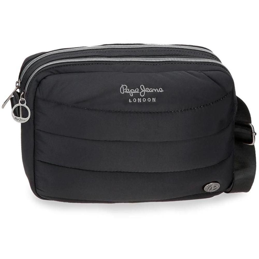 Ženska torba 24cm sa dve pregrade Pepe Jeans Aura black 72154