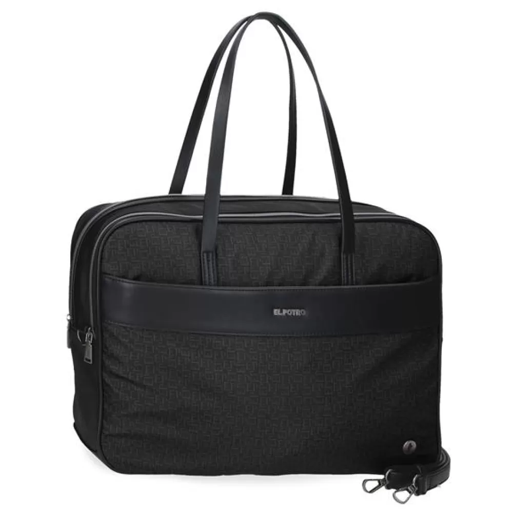 Poslovna laptop torba sa dve pregrade El Potro Luna black 53666