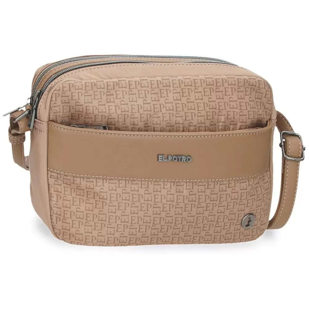 Ženska torba 25cm sa dve pregrade El Potro Luna beige 53653