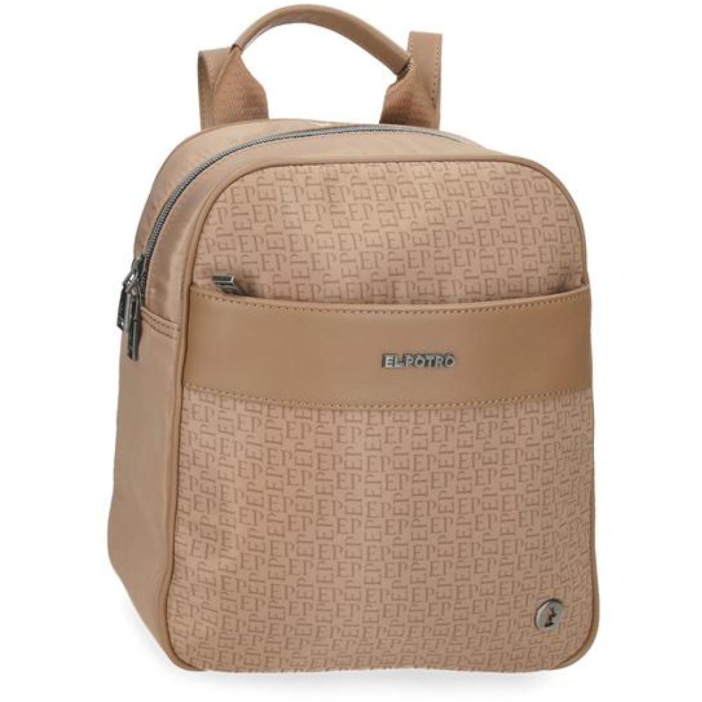Ženski modni ranac 28cm El Potro Luna beige 53621 - Image 1
