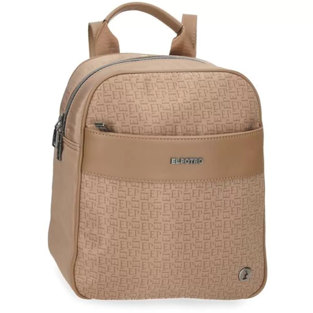 Ženski modni ranac 28cm El Potro Luna beige 53621