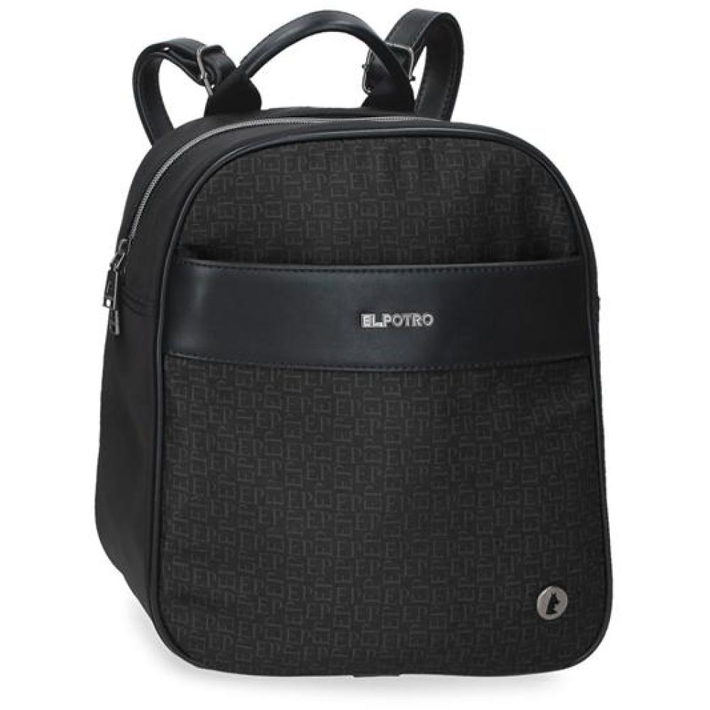 Ženski modni ranac 28cm El Potro Luna black 53621 - Image 1