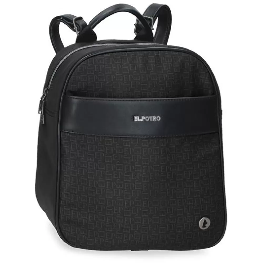Ženski modni ranac 28cm El Potro Luna black 53621