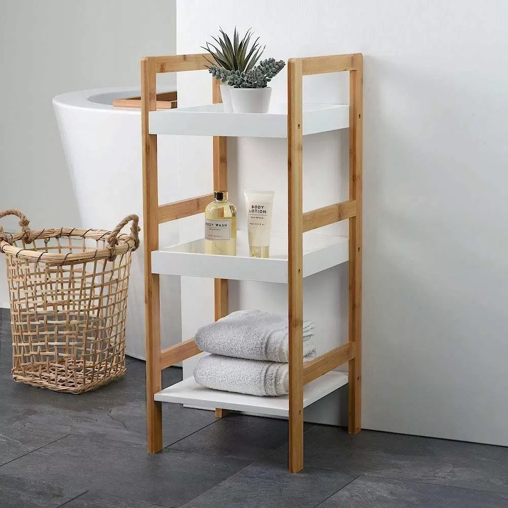 Polica sa tri nivoa Bambus Vilde 569096