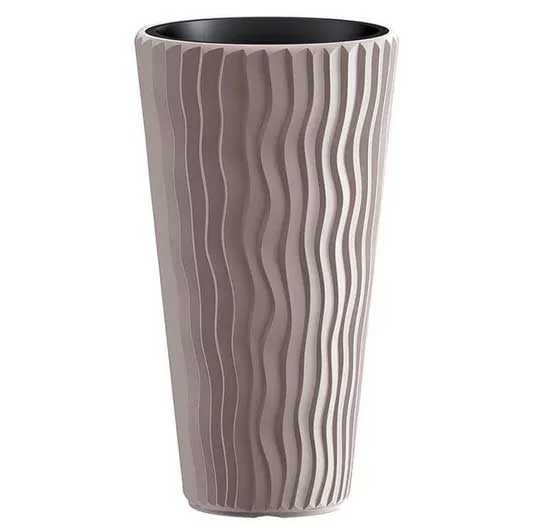 Visoka saksija sa uloškom 30x50cm Cappuccino