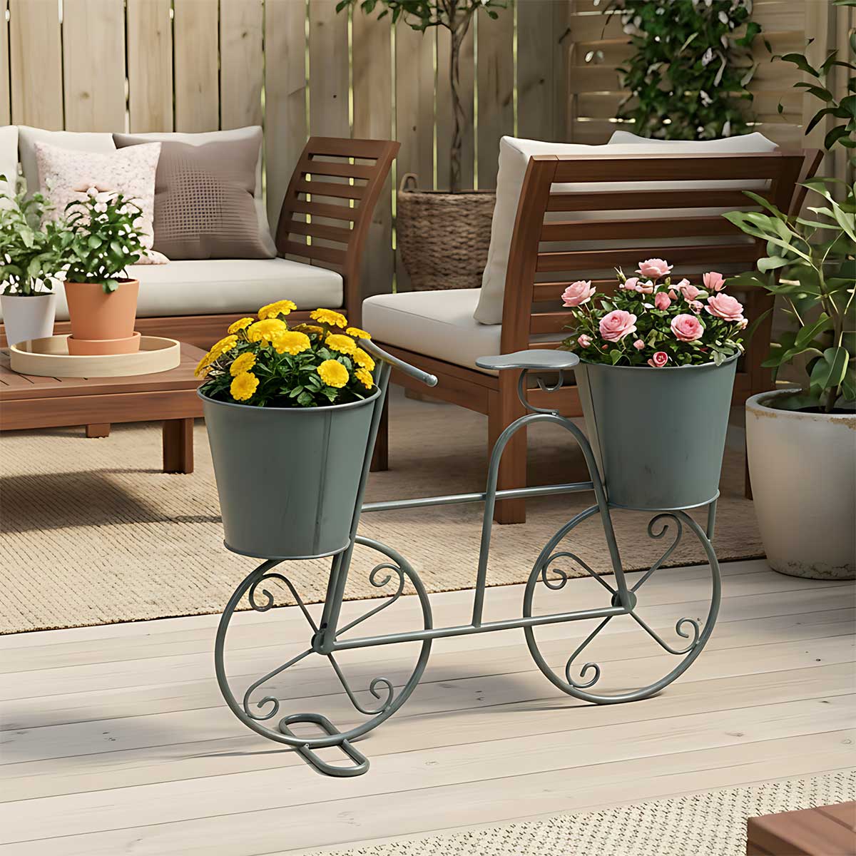 Bicikl Sa Saksijama - Shabby Chic