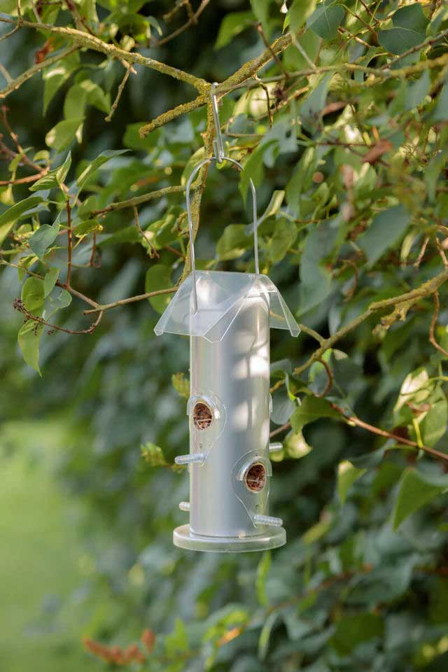 Hranilica za divlje ptice 800ml siva Trixie 55632