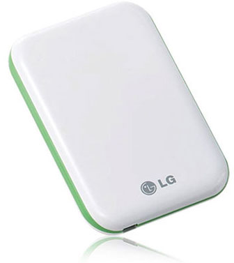 LG Eksterni Hard Disk 500 GB - Zeleno - Beli