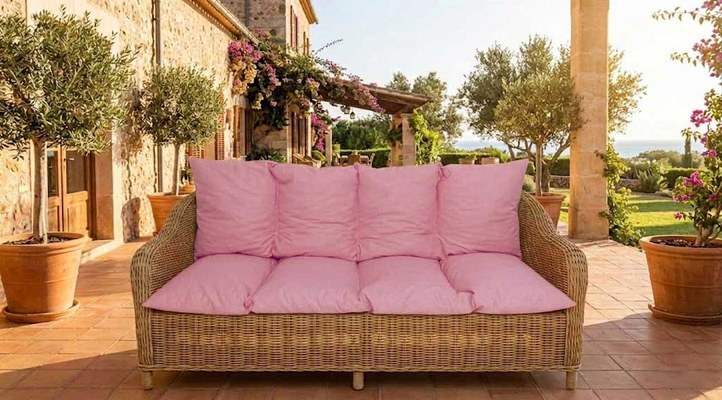 Jastuk Za BaštenskI Trosed 150x50x50 cm BLUSH