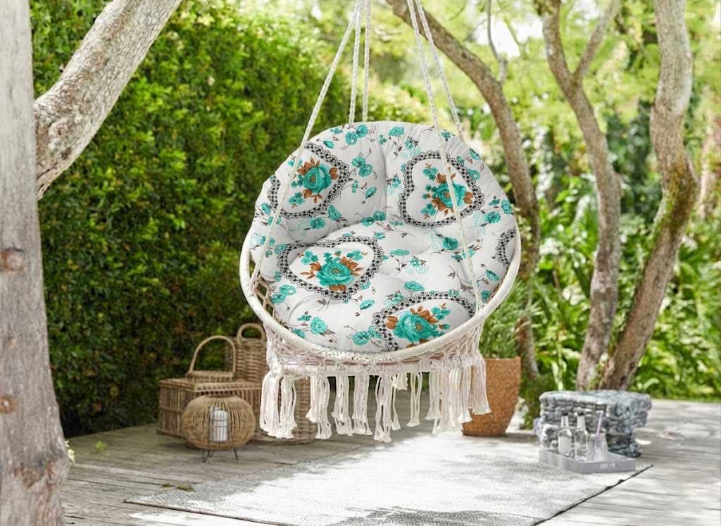 Jastuci za Makrame ljuljašku FLOURISH GREEN