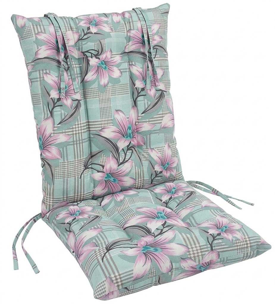 Jastuk Za Stolicu Sa Naslonom 1 kom. 45x90 cm LILIES