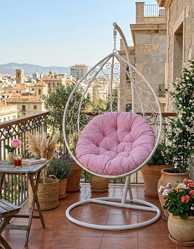 Jastuk 100cm Za Gnezdo Baštensku Ljuljašku BLUSH