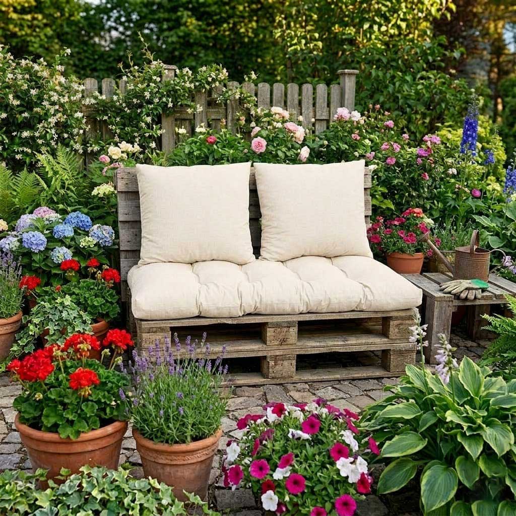 Komplet jastuka za garniture od paleta IVORY