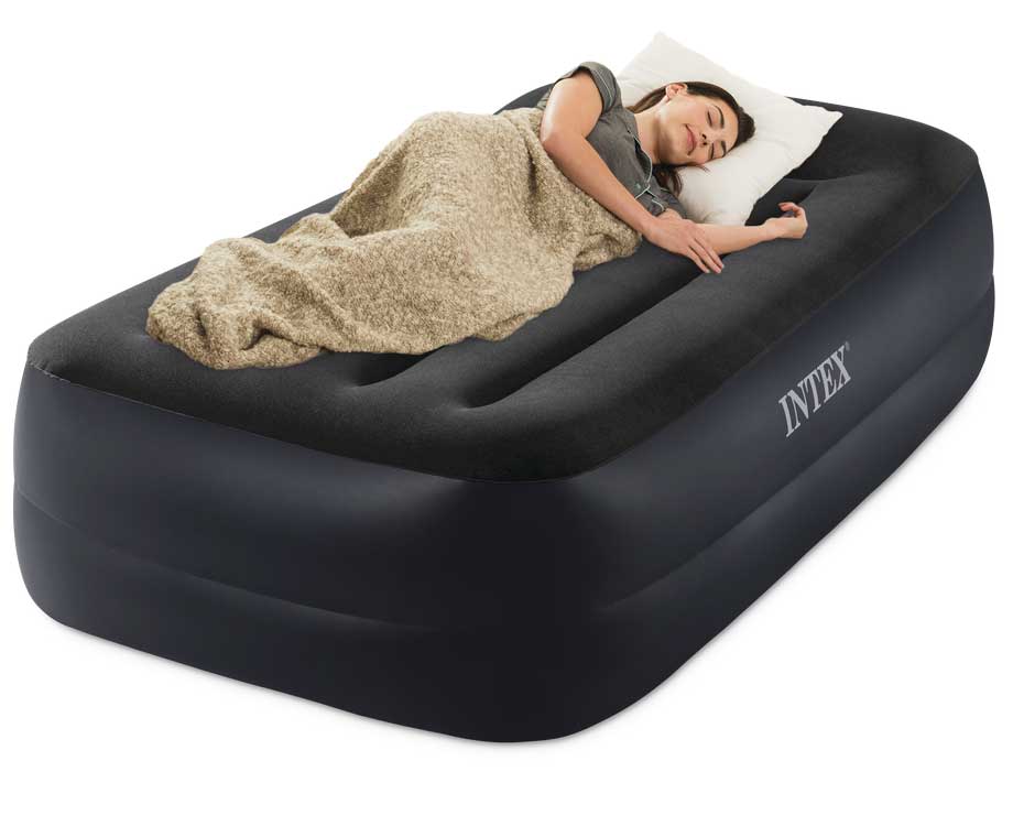 Intex Single vazdušni krevet sa integrisanom pumpom Twin Pillow 99cx191x42cm 64122ND
