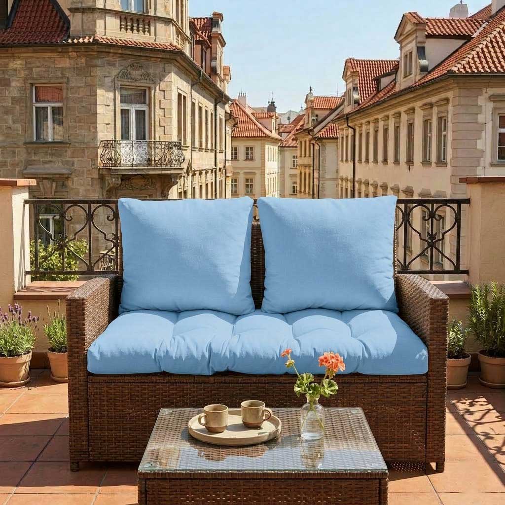 Jastuci za baštenski dvosed 100x50x50cm SKY BLUE