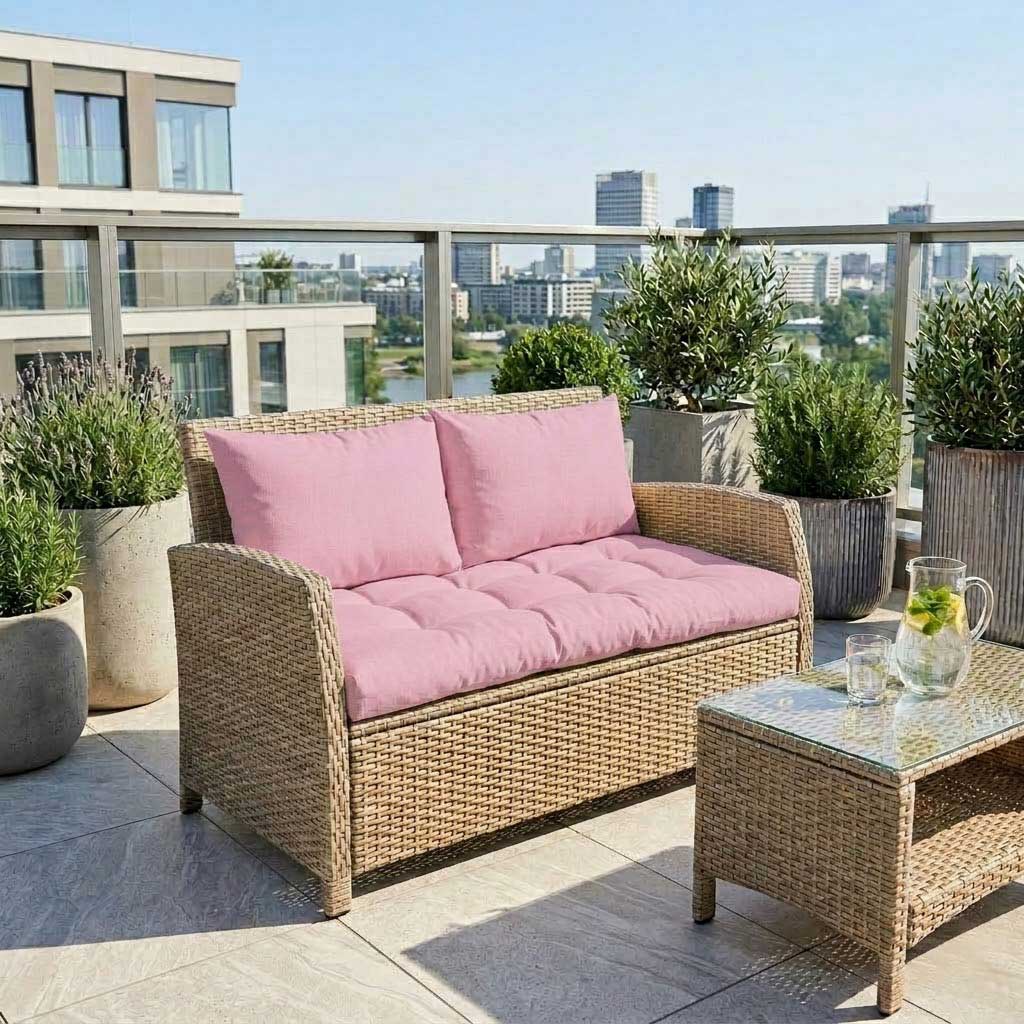 Jastuci za baštenski dvosed 130x50x50cm BLUSH