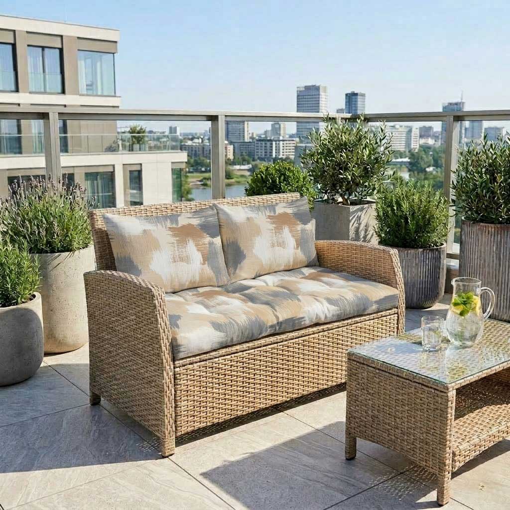 Jastuci za baštenski dvosed 130x50x50cm GREY JAM