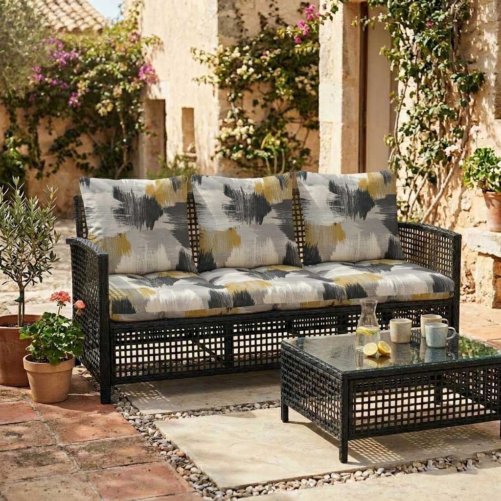 Jastuci za baštenski trosed 160x50x50cm BLACK JAM