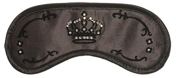 DayDream Maska za spavanje Swarovski Crown black S-4007