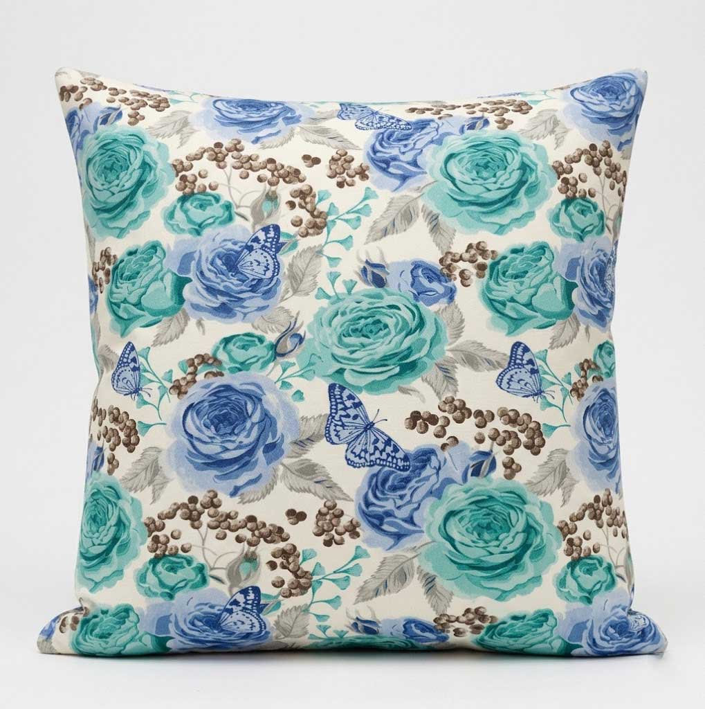 Dekorativni jastuk 50X50cm 1 komad BLUE ROSES