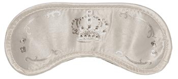 DayDream Maska za spavanje Swarovski Crown white S-4008