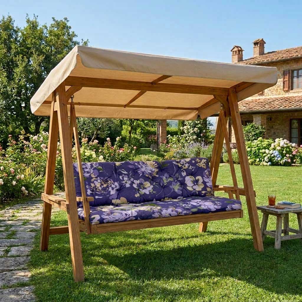 Jastuci za Baštensku Ljuljašku 180x65x65cm VIOLET RETRO