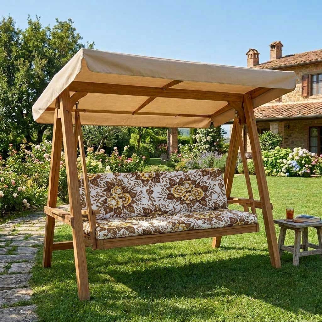 Jastuci za Baštensku Ljuljašku 180x65x65cm RETRO BOUQUET