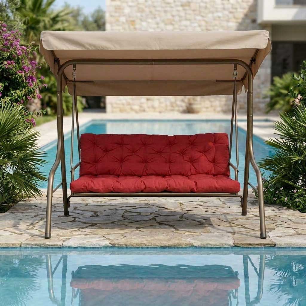 Jastuci za Baštensku Ljuljašku 180x65x65cm RED