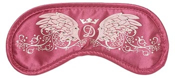 DayDream Maska za spavanje Swarovski Wings magenta S-4011