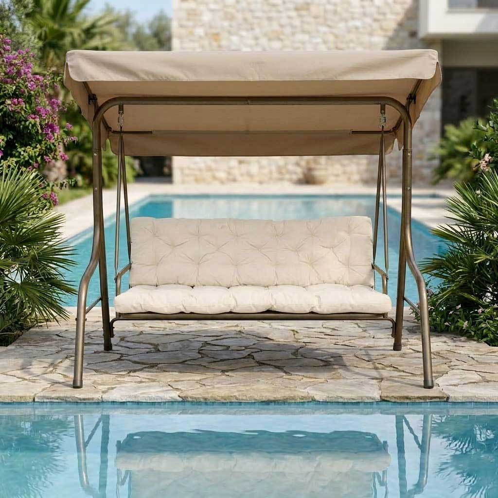 Jastuci za Baštensku Ljuljašku 180x65x65cm IVORY