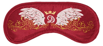 DayDream Maska za spavanje Swarovski Wings red S-4013