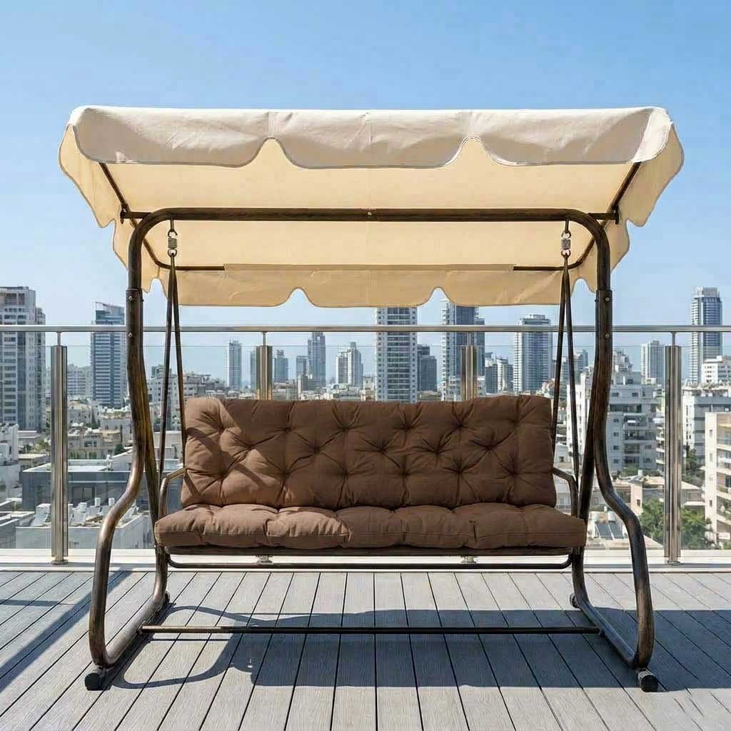 Jastuci za Baštensku Ljuljašku 180x65x65cm BROWN