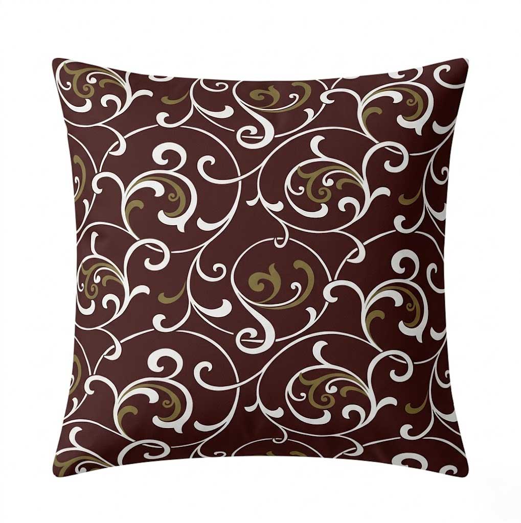 Pamučni dekorativni jastuk 50X50cm 1 komad BROWN ORNAMENT