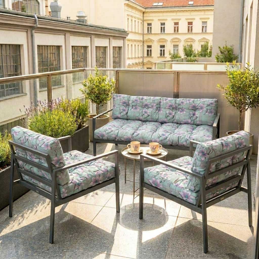 Jastuci Za Baštensku Garnituru Sa Niskim Naslonima - Dvosed i Dve Fotelje LILIES