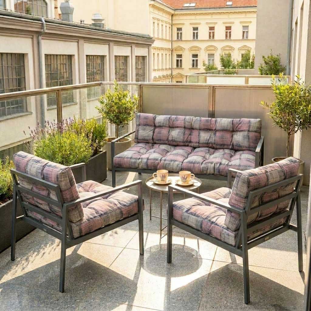 Jastuci Za Baštensku Garnituru Sa Niskim Naslonima - Dvosed i Dve Fotelje FOG-P