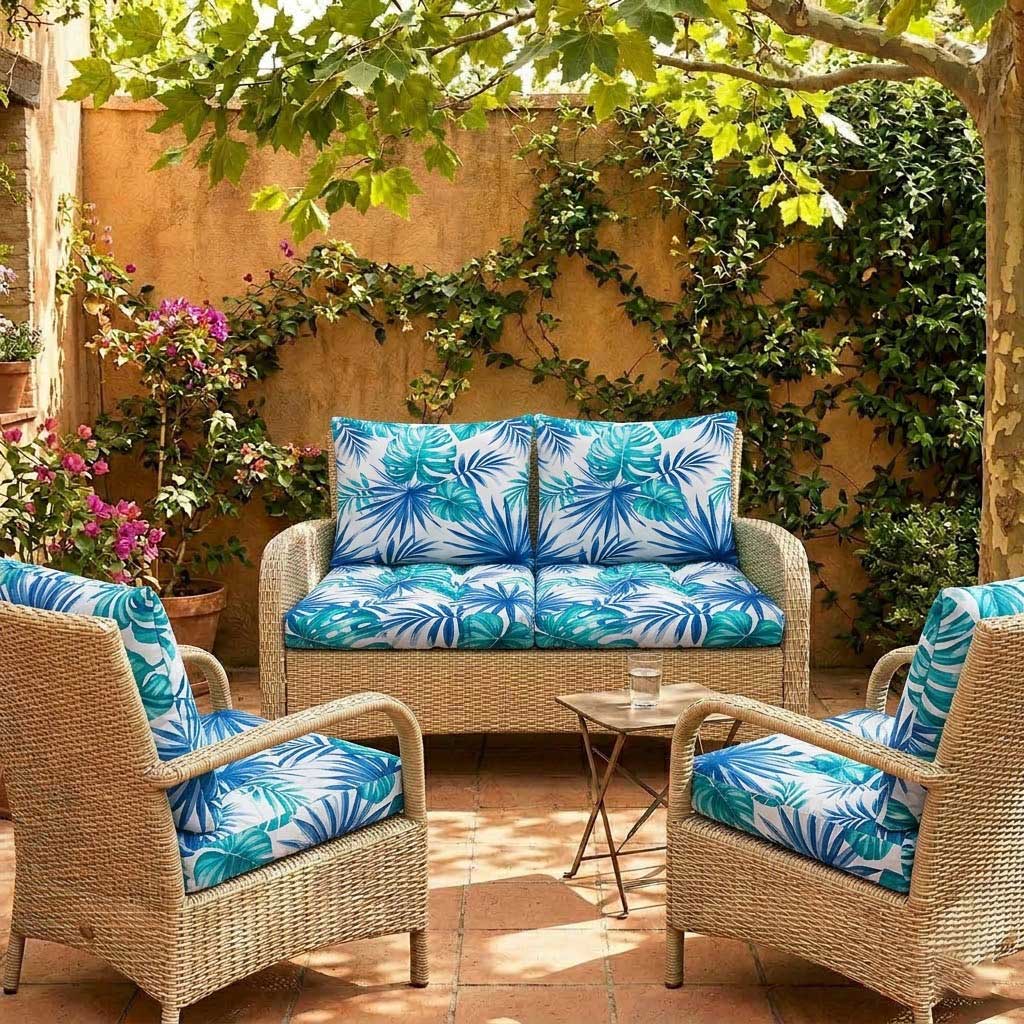 Jastuci Za Baštensku Garnituru - Dvosed 120cm i Dve Fotelje TROPICAL