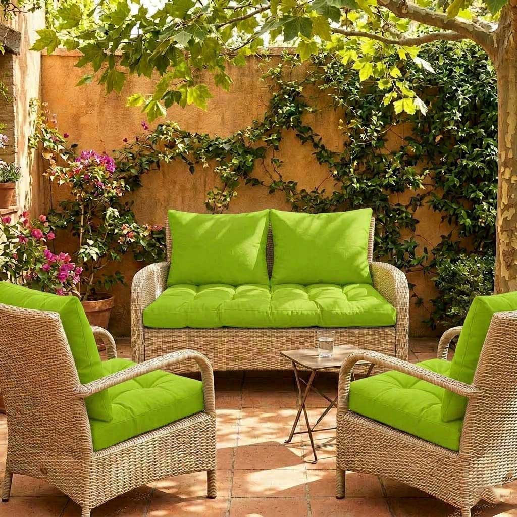 Jastuci Za Baštensku Garnituru - Dvosed 120cm i Dve Fotelje LIME