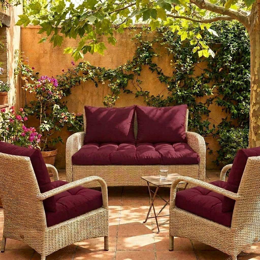 Jastuci Za Baštensku Garnituru - Dvosed 120cm i Dve Fotelje CHERRY