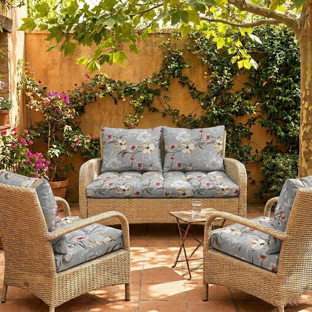 Jastuci Za Baštensku Garnituru - Dvosed 120cm i Dve Fotelje NOSTALGIE