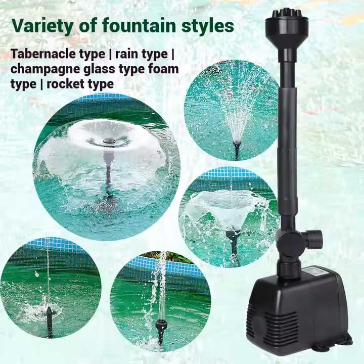 Potapajuća pumpa za fontanu 1m3/h 22W