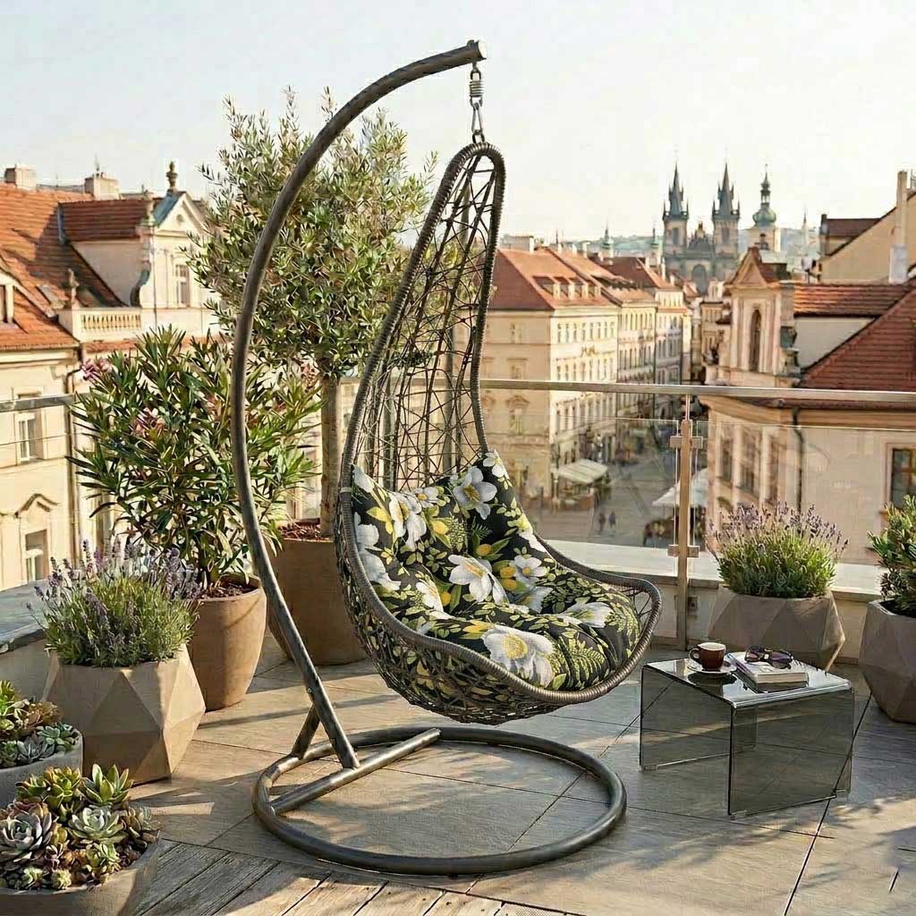 Jastuk Za Ratan Ljuljašku Za Jednu Osobu WHITE NIGHT