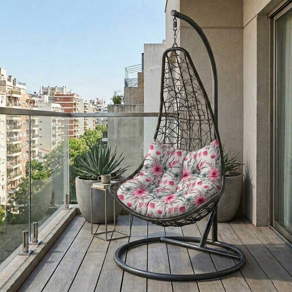 Jastuk Za Ratan Ljuljašku Za Jednu Osobu PINK SPRING