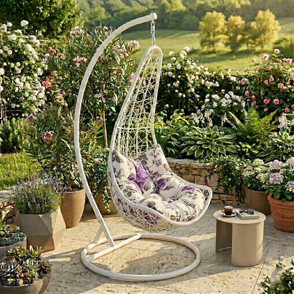 Jastuk Za Ratan Ljuljašku Za Jednu Osobu VIOLET GARDEN