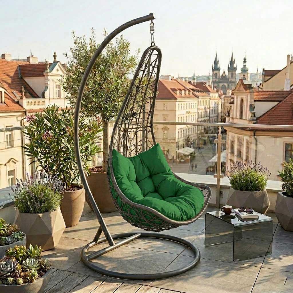 Jastuk Za Ratan Ljuljašku Za Jednu Osobu GREEN