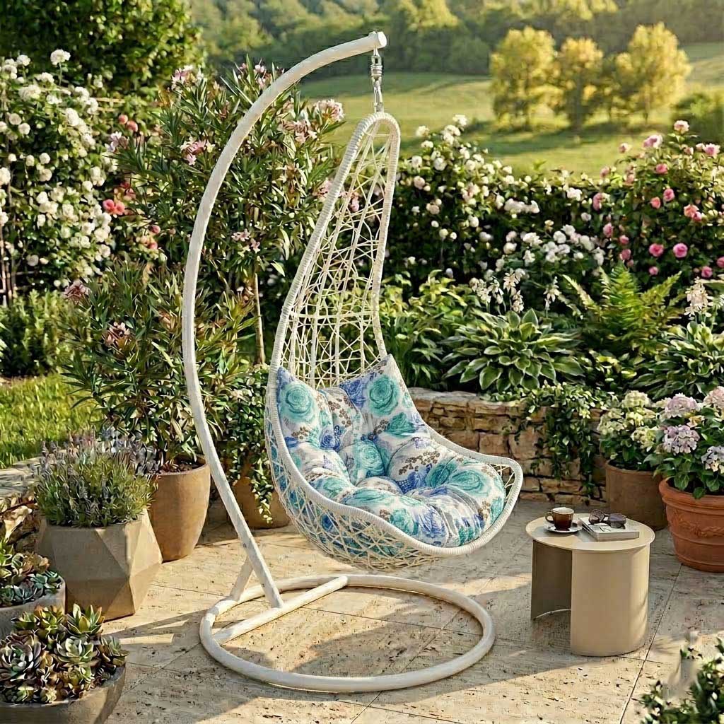 Jastuk Za Ratan Ljuljašku Za Jednu Osobu BLUE ROSES