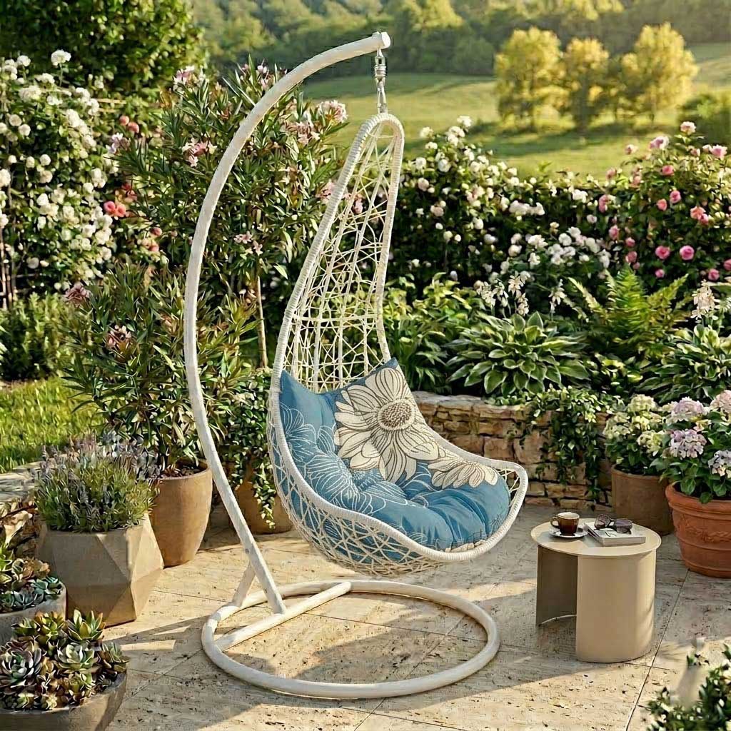 Jastuk Za Ratan Ljuljašku Za Jednu Osobu BIG FLOWERS