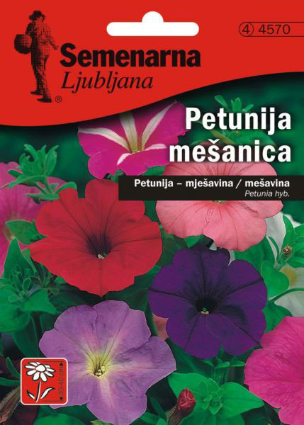 Seme za cveće 10 kesica Petunija - mešavina - Petunia hyb. - 4570
