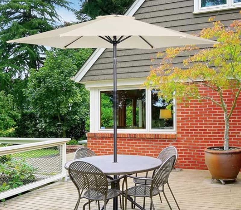 Zglobni suncobran Laguna 300 cm Beli