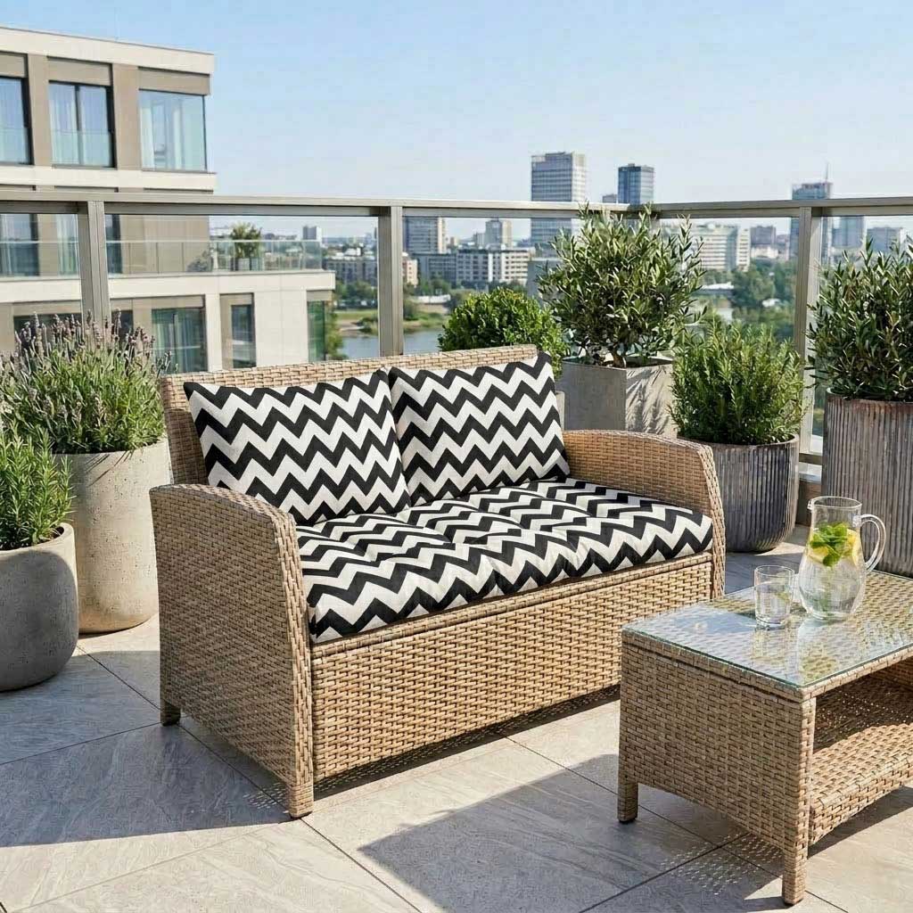 Jastuci za baštenski dvosed 130x50x50cm CIKCAK